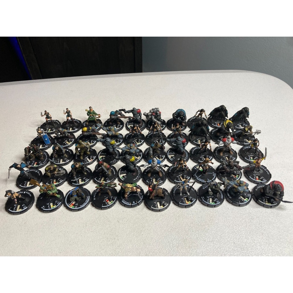 Mage Knights Miniature Lot of 50 MKR Wizkids RPG Gibbering Ghoul Goblin Archer